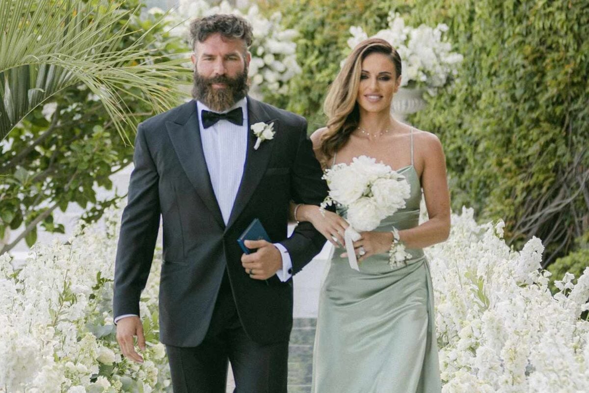 Dan Bilzerian with his hoax wife