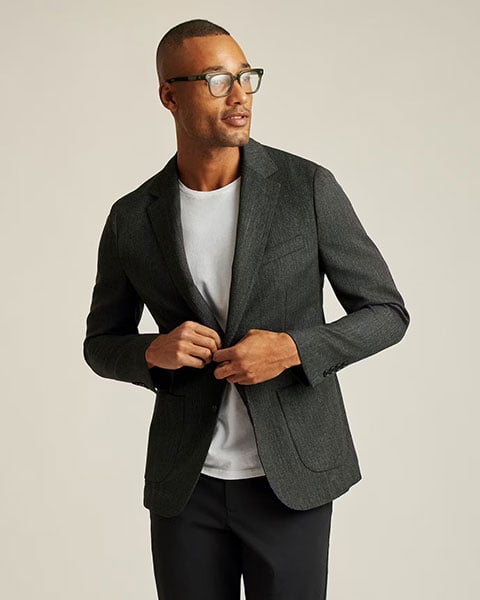 Jetsetter Unconstructed Italian Wool Blazer