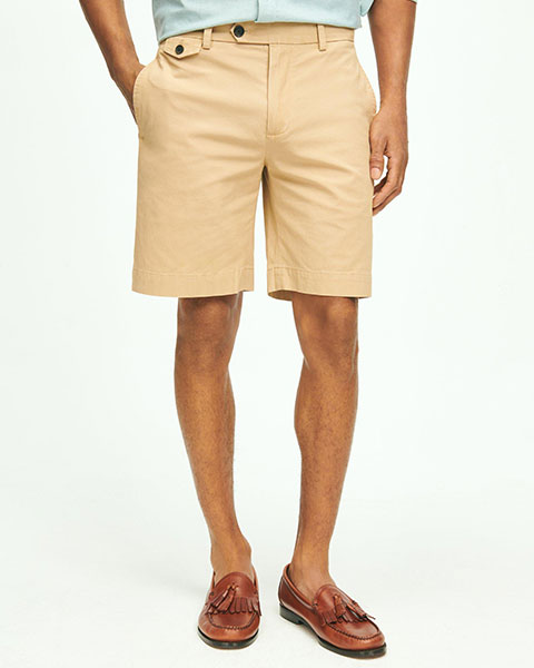 Brooks Brothers 9 Stretch Supima® Cotton Poplin Shorts