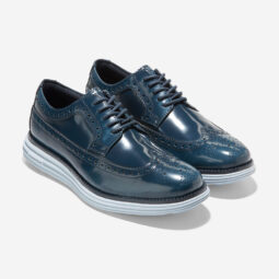 Blue Cole Haan Men's ØriginalGrand Remastered Longwing Oxford