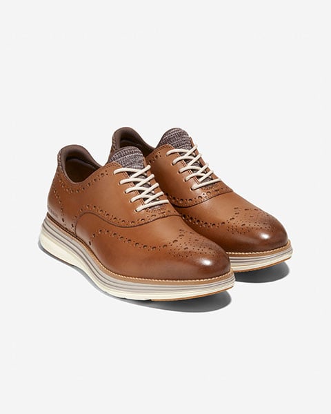 Brown Cole Haan ØriginalGrand Ultra Wingtip Oxford