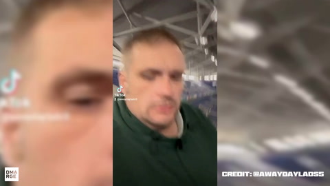 England Fan Wakes Up Inside Empty Football Stadium