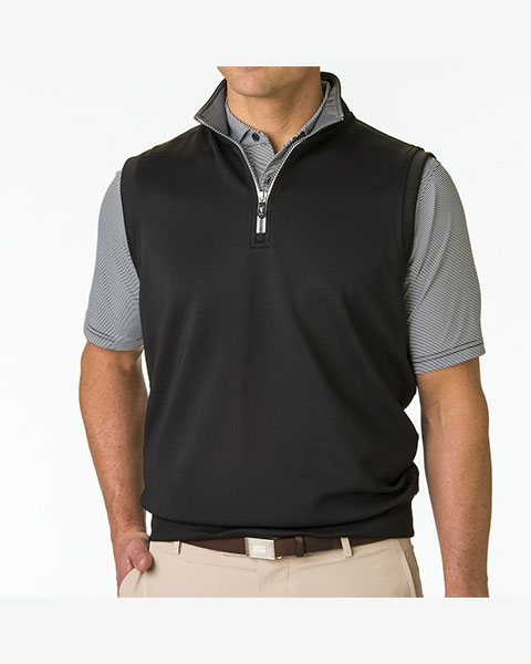 Fairway & Greene Caves Solid Quarter Zip Vest