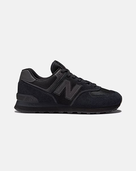 Black New Balance 574 Core