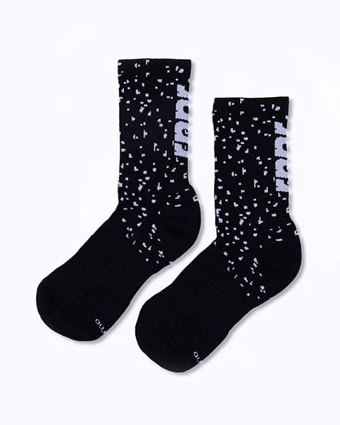 Rnnr Marathon Crew Sock - Cadence Black