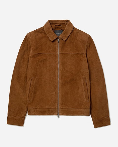 Saturdays NYC Harrison Suede Trucker Jacket