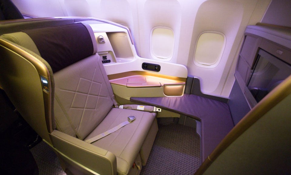 Singapore Airlines Business Class