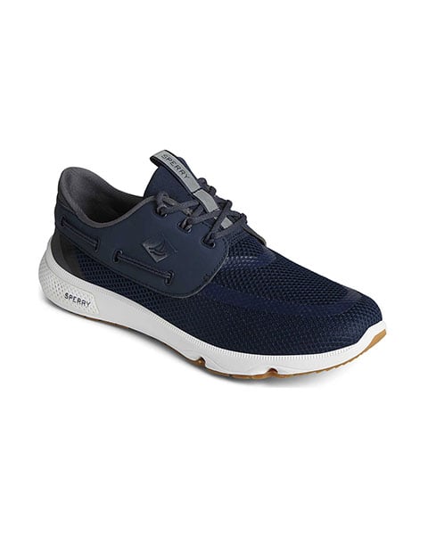 Blue Sperry 7 Seas 3-Eye Sneaker