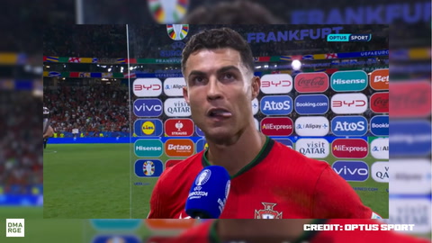 Cristiano Ronaldo Gives An Emotional Interview After Portugal’s Penalty Shoot-out Win